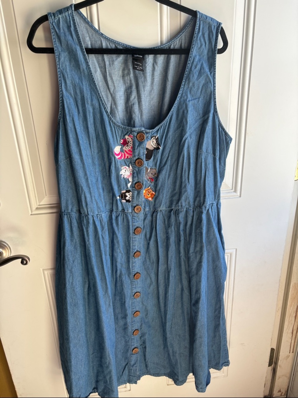 Disney cats denim dress